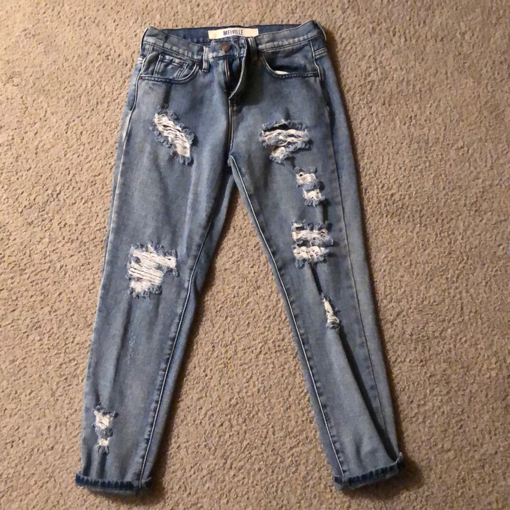 Distressed Jeans (501 levi’s vibe)